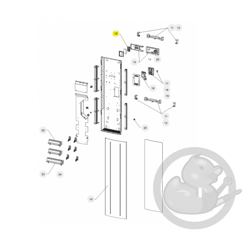 Commande digitale RCV prog 43 radiateur Atlantic Thermor 088380