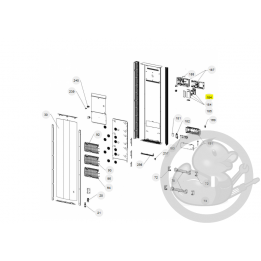 Commande digitale proms 2000W V prog 32 radiateur Atlantic Thermor 088932