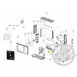 Coffret électrique unité extérieure Thermor 084568