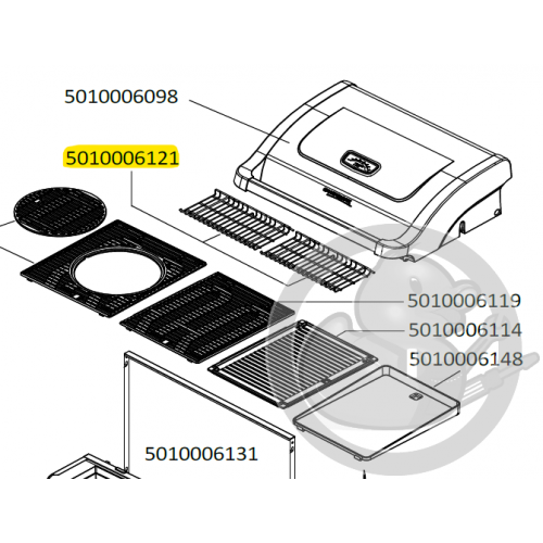 Grille de mijotage (X2) barbecue CAMPINGAZ 5010006121