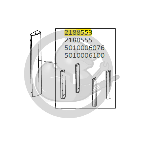 Kit pieds (X4) barbecue CAMPINGAZ 2188553