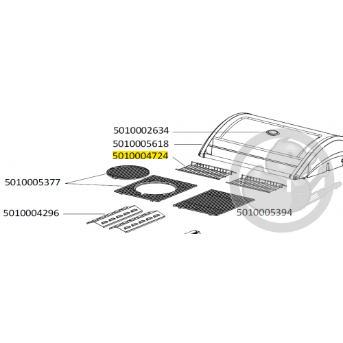 Grille de mijotage (X2) barbecue CAMPINGAZ 5010004724