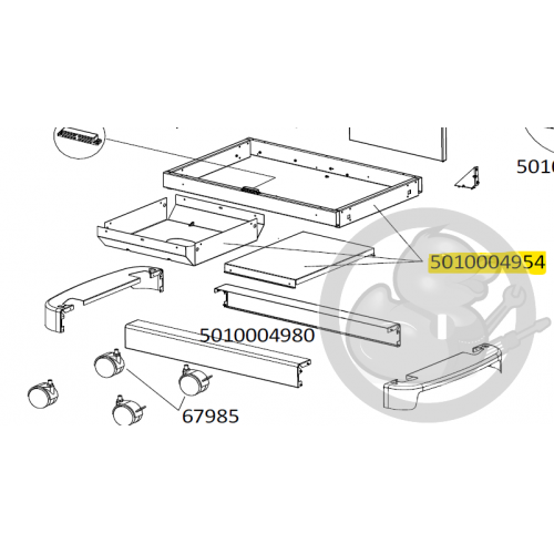 Châssis barbecue CAMPINGAZ 5010004954