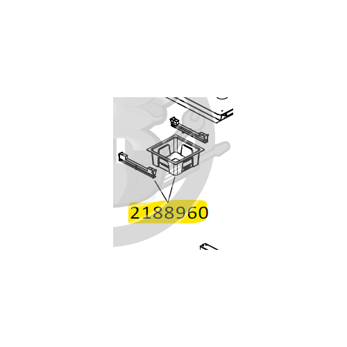 Compartiment à eau avec rail supports barbecue CAMPINGAZ 2188960