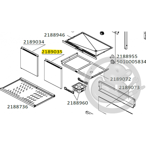 Porte droite grise foncée barbecue CAMPINGAZ 2189035