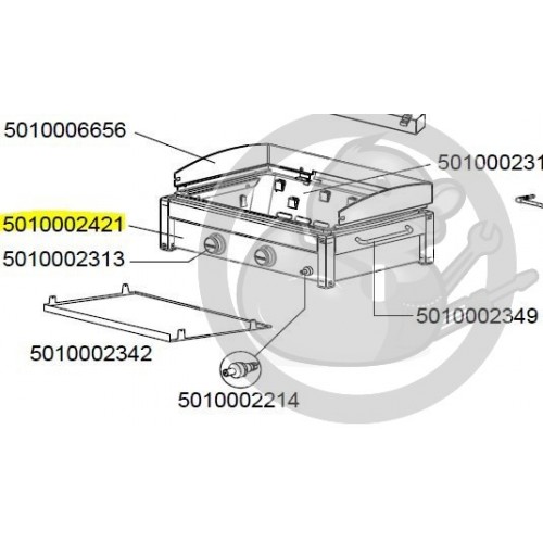 Console pour plancha L-LX CAMPINGAZ 5010002421