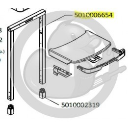 Tube chariot X2 pour plancha CAMPINGAZ 5010006654