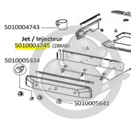 Injecteur 28mb plancha CAMPINGAZ 5010004745