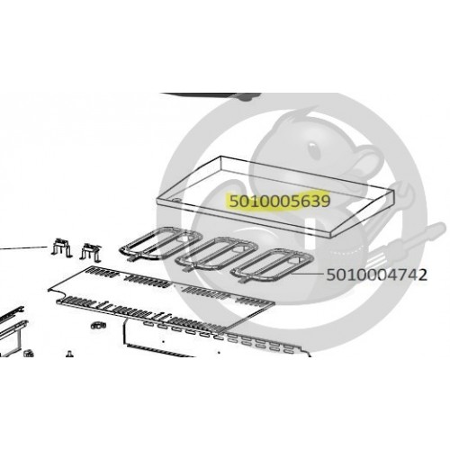 Plaque de cuisson acier émaillée plancha CAMPINGAZ 5010005639