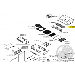 Couvercle sans thermomètre - gris foncé barbecue CAMPINGAZ 2188957