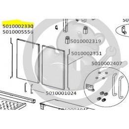 Porte droite ou gauche gris clair barbecue CAMPINGAZ 5010002330