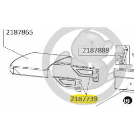 Supports étagère (droite et gauche) barbecue CAMPINGAZ 2187739