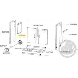 Panneau latéral gauche ou droite barbecue CAMPINGAZ 2187881