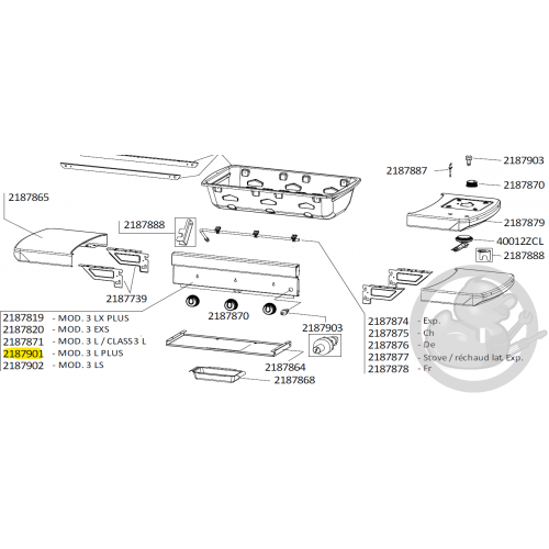 Console noire barbecue CAMPINGAZ 2187901