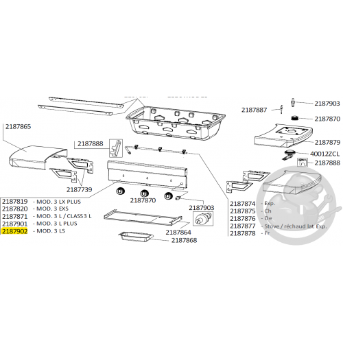 Console noire barbecue CAMPINGAZ 2187902