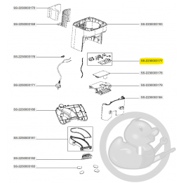 Carte électronique aspirateur X-plorer Rowenta SS-2230003177