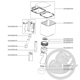 Isolant phonique aspirateur X-plorer Rowenta SS-2230003168