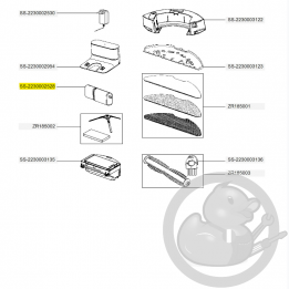 Batterie li-ion 14.8V aspirateur X-plorer Rowenta SS-2230002528