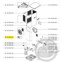 Capteur + capuchon climatiseur turbo cool Rowenta SS-1810001837