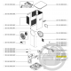 Boîtier avant carte climatiseur turbo cool Rowenta SS-1810001830