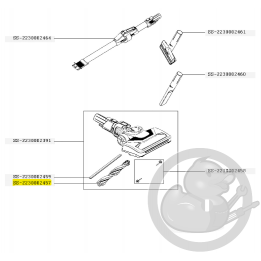 Brosse électro-brosse aspirateur à main Xforce flex Rowenta SS-2230002457