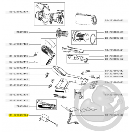 Alimentation aspirateur à main Xforce flex Rowenta SS-2230002364