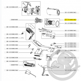 Séparateur gris aspirateur à main Xforce flex Rowenta SS-2230002463