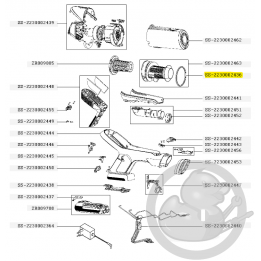 Joint séparateur aspirateur à main Xforce flex Rowenta SS-2230002436