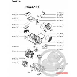 ALIMENTATION 19V NOIR POUR ASPIRATEUR ROWENTA RS-RT900867