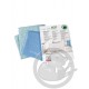 Kit de chiffons en microfibres pour inox et surfaces vitrées e-cloths-ecologique Bosh 00466148