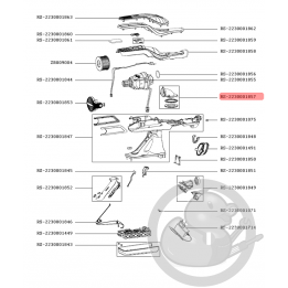 Tube/Air moteur aspirateur Air Force Rowenta RS-2230001857