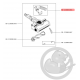 Raccord + flexible + joint aspirateur Air Force Rowenta RS-2230001866