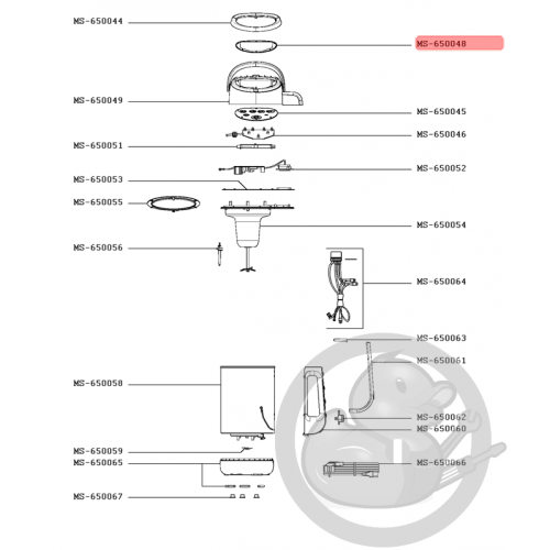 Joint Blender Easy Soup Moulinex MS-650048