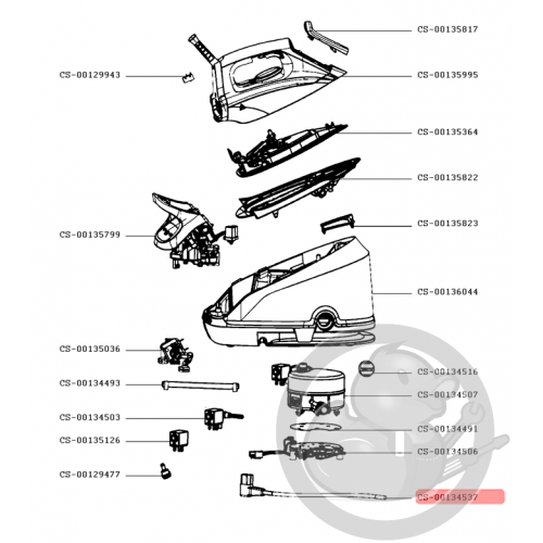 Cordon alimentation générateur vapeur Calor CS-00134537