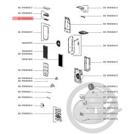 Carte électronique / commande purificateur d'air Rowenta RS-PU000028